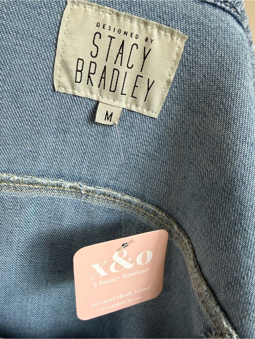 Light Blue Distressed Denim Jacket - Women's Jean Jacket - Picture 6 of 6